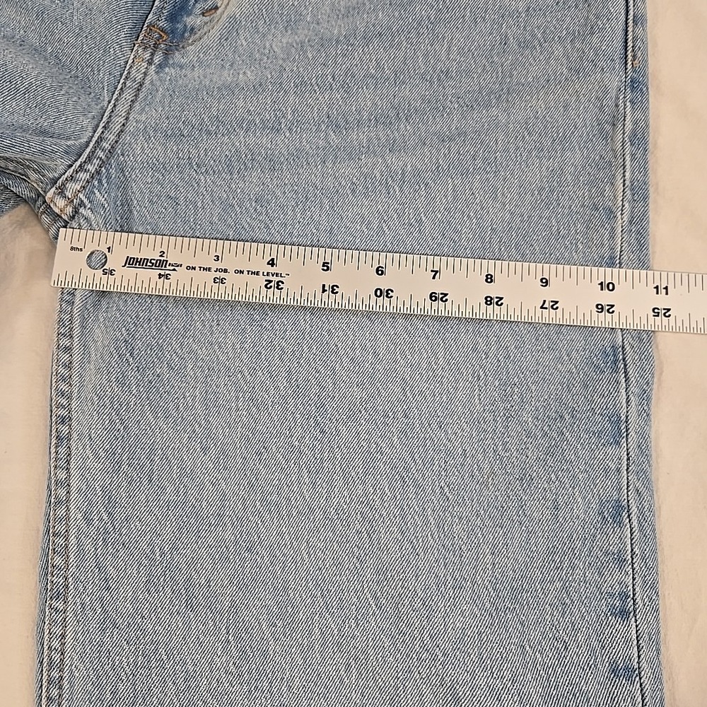 Abercrombie & Fitch 90s Relaxed High Rise Jeans Women 29x28 Light Wash Denim - Picture 9 of 16